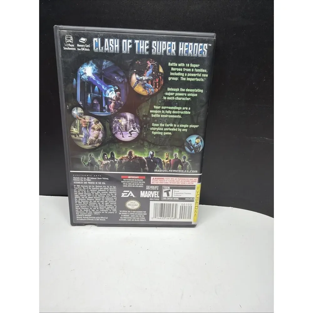 Marvel Nemesis: Rise of the Imperfects (Nintendo GameCube, 2005)